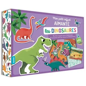 Mon petit coffret aimanté - Les dinosaures 