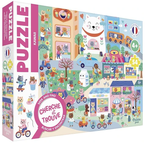 Puzzle Cherche et Trouve Kawaii