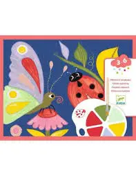 Peinture des petits - peinture à palettes - Les petites bêtes 