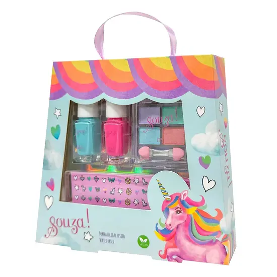 Set de Maquillage Yeux et Ongles Licorne