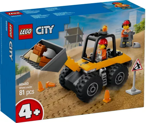Lego City - La chargeuse de chantier jaune