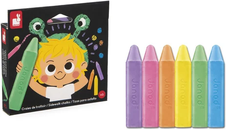 Craies de trottoir X6