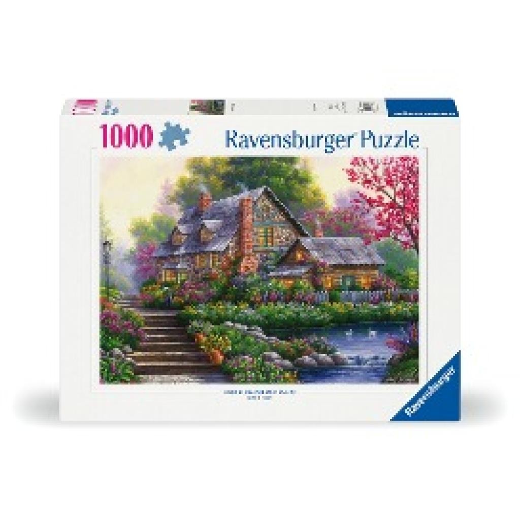 Puzzle 1000 pièces - Romantic Cottage