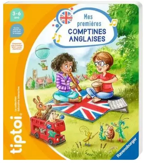 Tiptoi livre 3-6ans Mes premières comptines anglaises