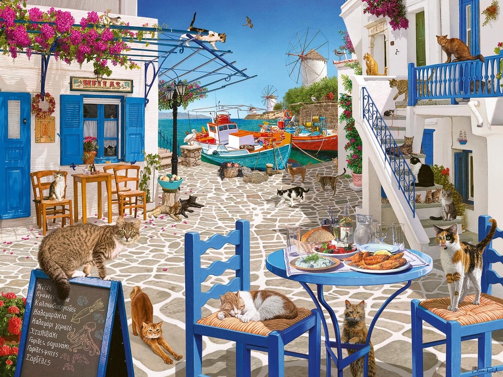 Puzzle Chats de Mykonos - 1500pc