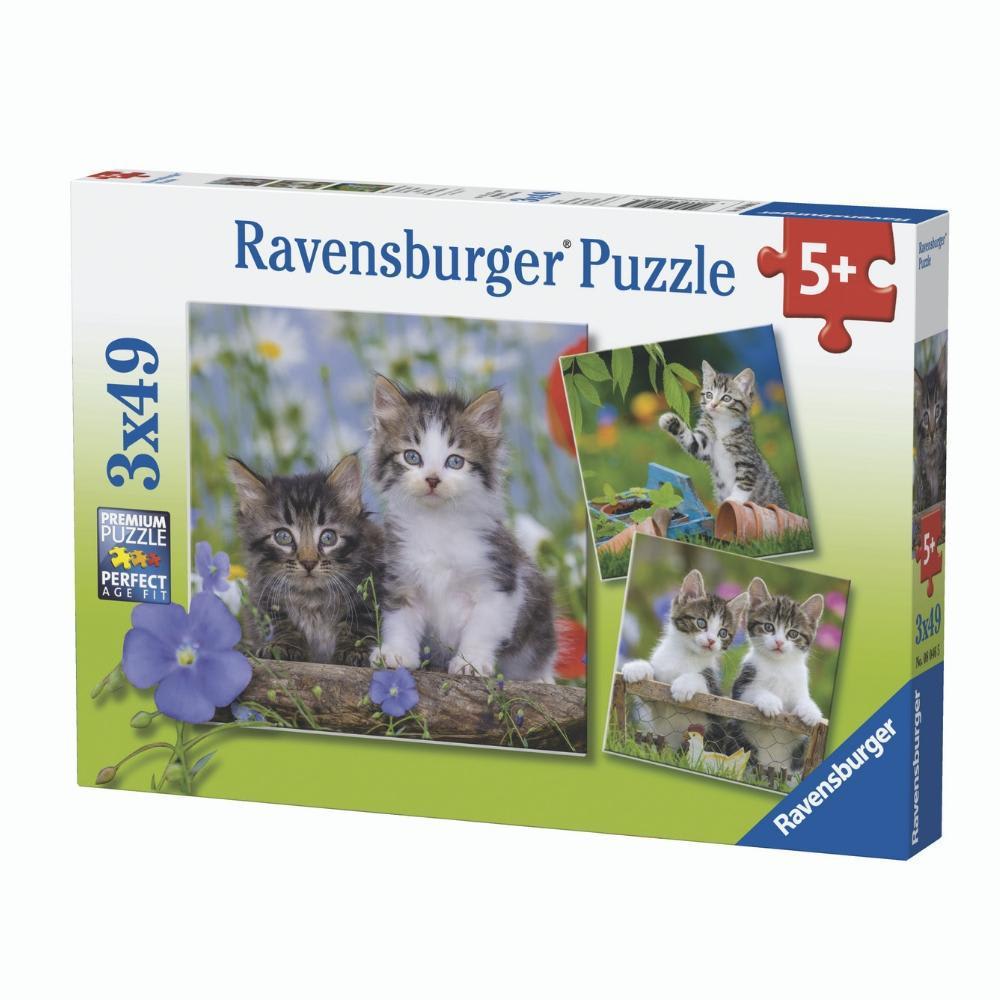 3 X 49 Piece Puzzles chats