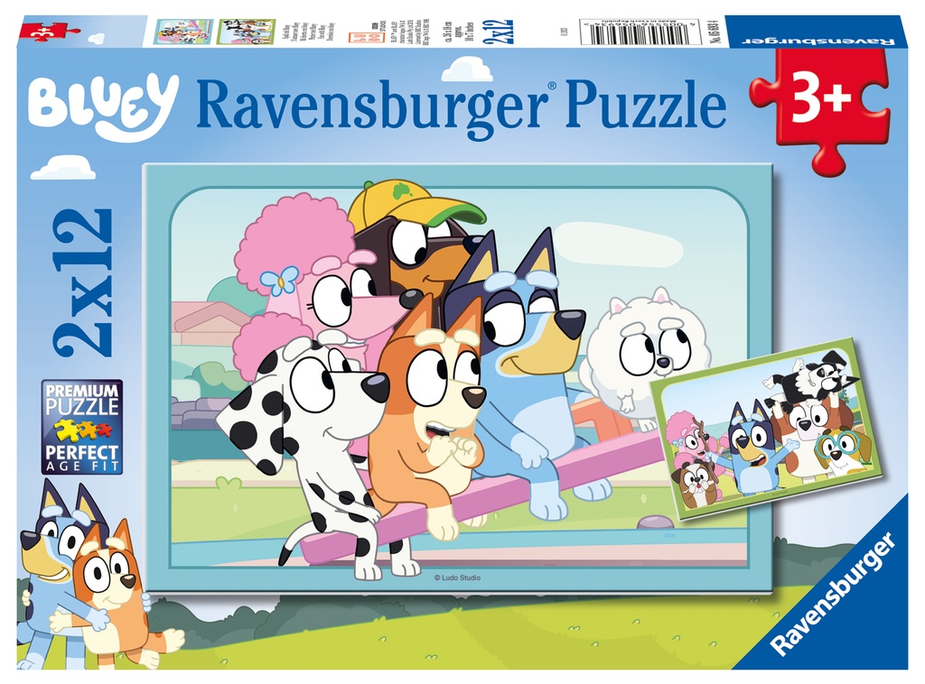 Puzzle 2x12 Bluey