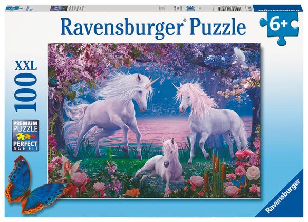 Puzzle Les licornes enchantées - 100pc XXL