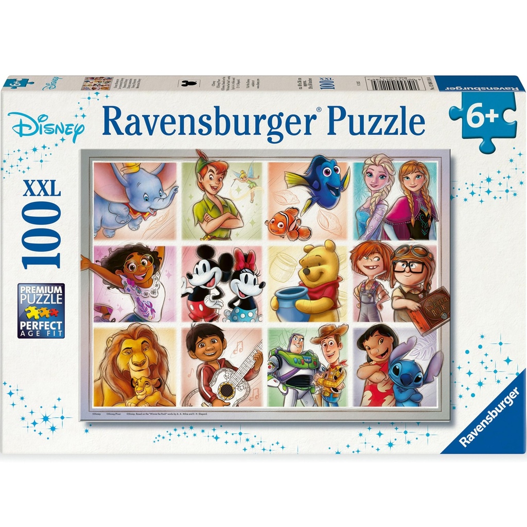 Puzzle Disney Multicharacter - 100pc XXL