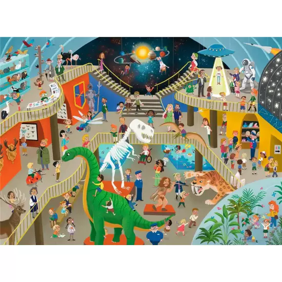 Puzzle Musée des sciences Naturelles - 200pc XXL