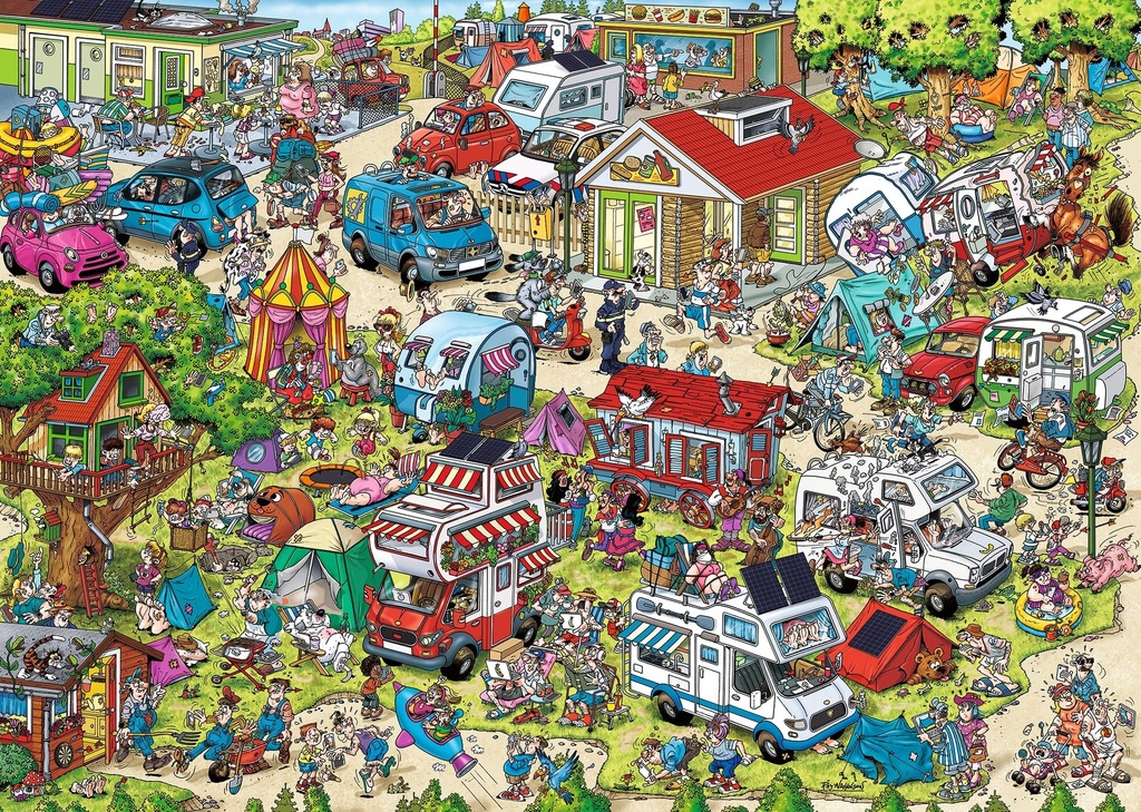 Puzzle Holiday Resort 1 The campsite - 1000pc