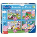 Puzzle Peppa Pig 4 in a box