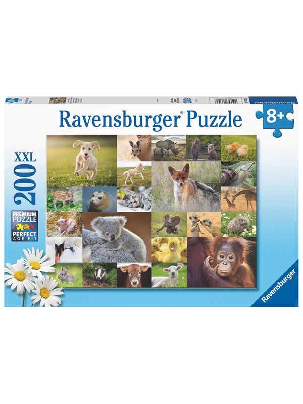 Puzzle Bébés animaux - 200pc XXL