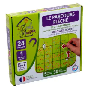 Jeu magnétique - Le parcours fléché
