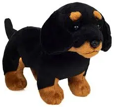 Petit teckel peluche