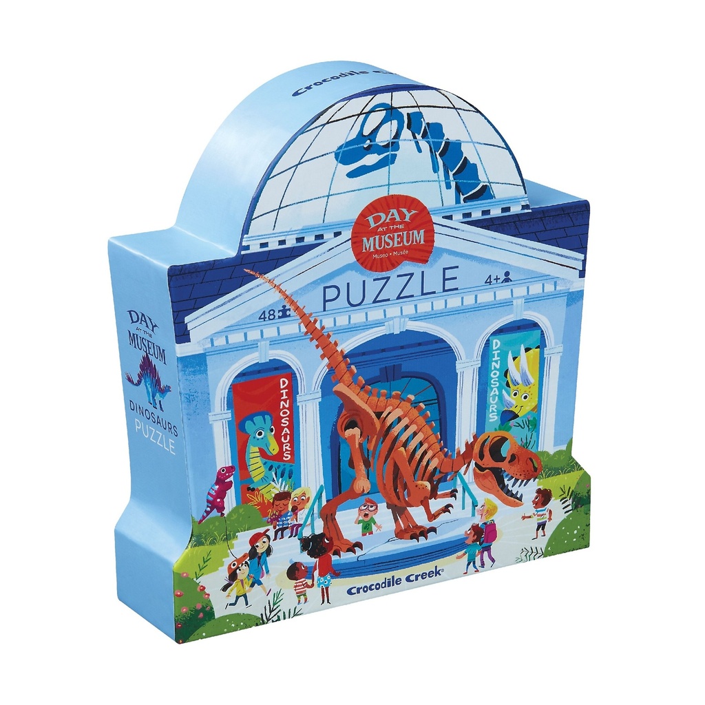 Puzzle musée dinosaures 48pcs