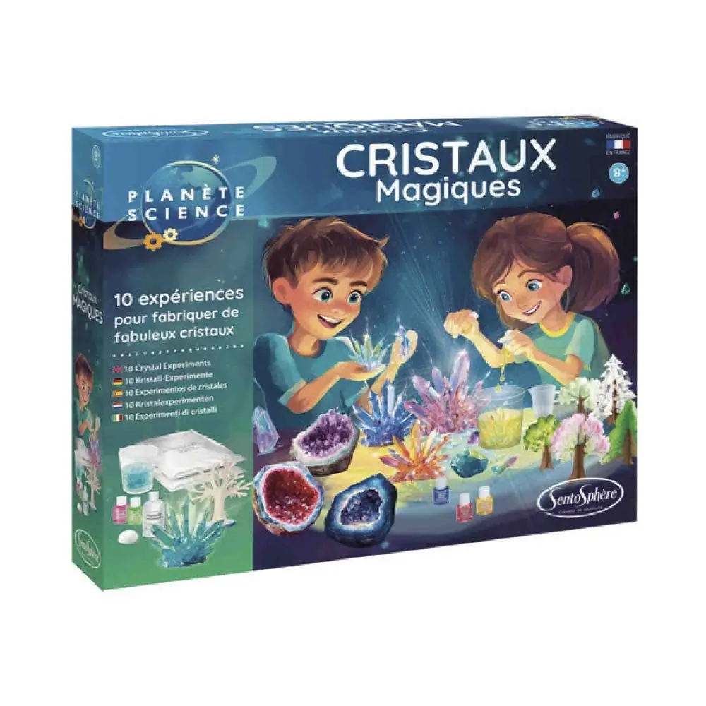 10 expériences cristaux magiques