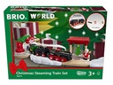 Brio World - Ensemble de train à vapeur de Noël
