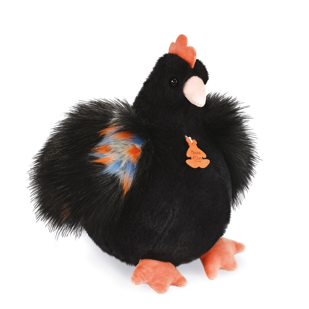 PELUCHE - LES POULETTES GM - NOIRE