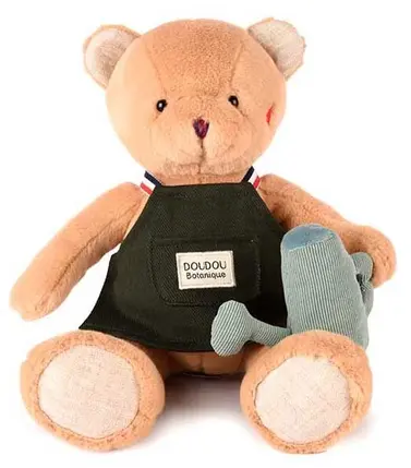 Doudou Botanique - Ours jardinier 28 cm