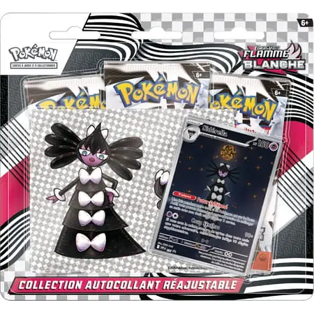 Collection autocollant réajustable Écarlate et Violet - EV 10.5 Flamme Blanche
