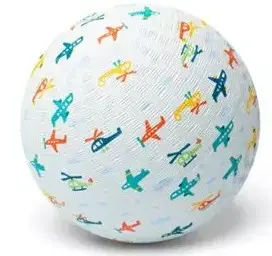 Little L - Balle Caoutchouc Avions - 18cm