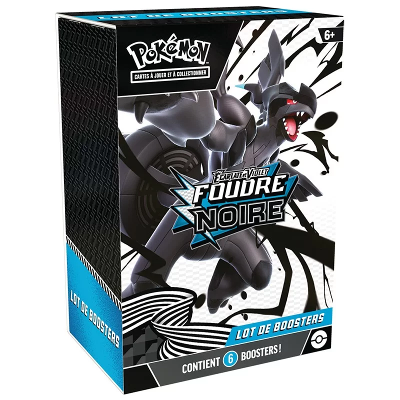 Bundle 6 boosters Écarlate et Violet - EV 10.5 Foudre Noire - FR - Pokemon (si par 10 : display scellé)