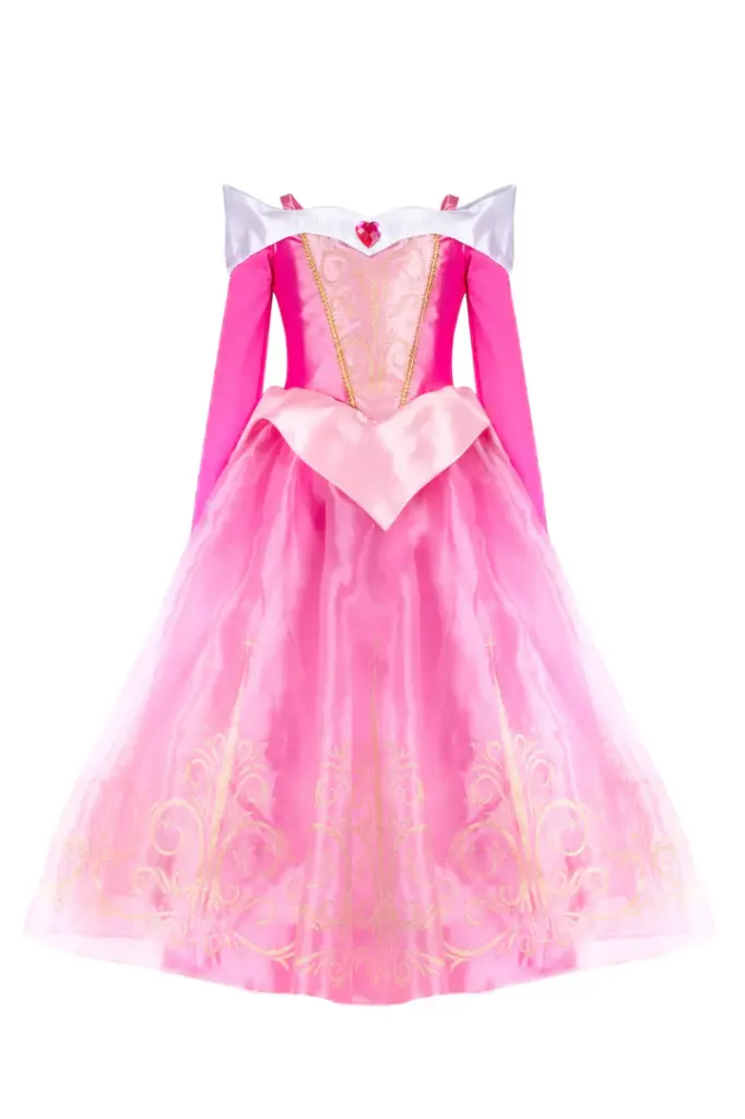 Robe de princesse rose (5-6 ans)
