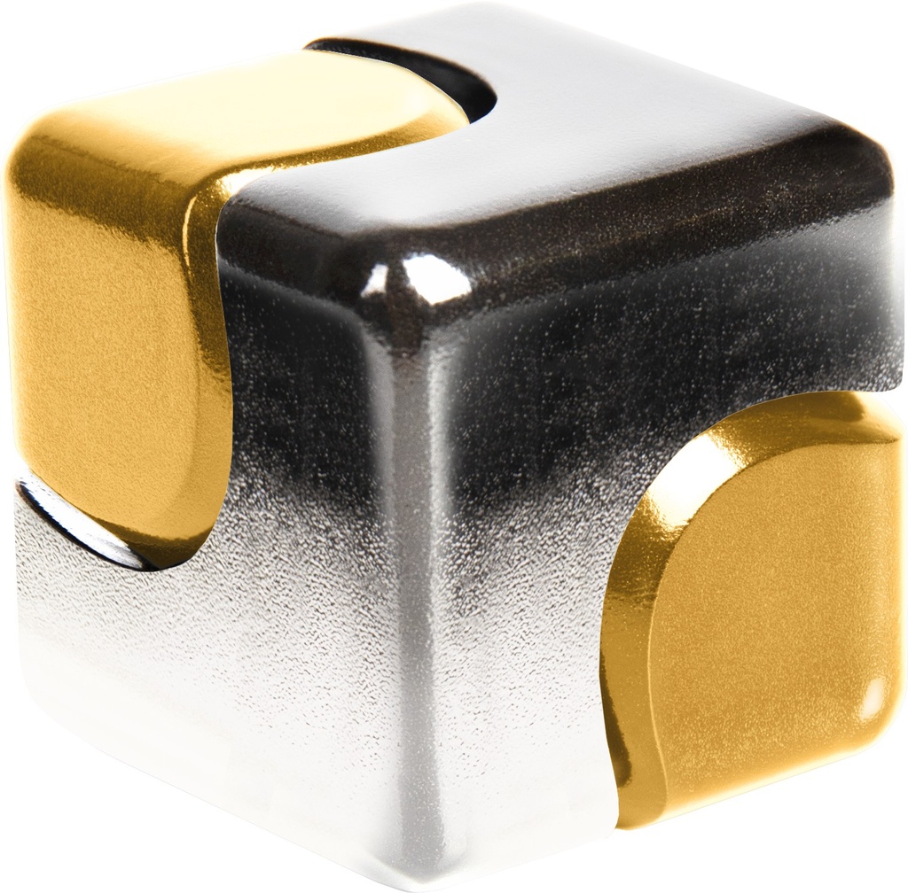 Cube Spinner Or et Argent