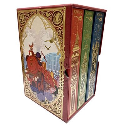 Coffret Harry Potter Graphisme et illustratuions de Minalima - Livres 1 à 3