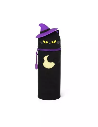Legami - Trousse en silicone Kawaii Chat Halloween