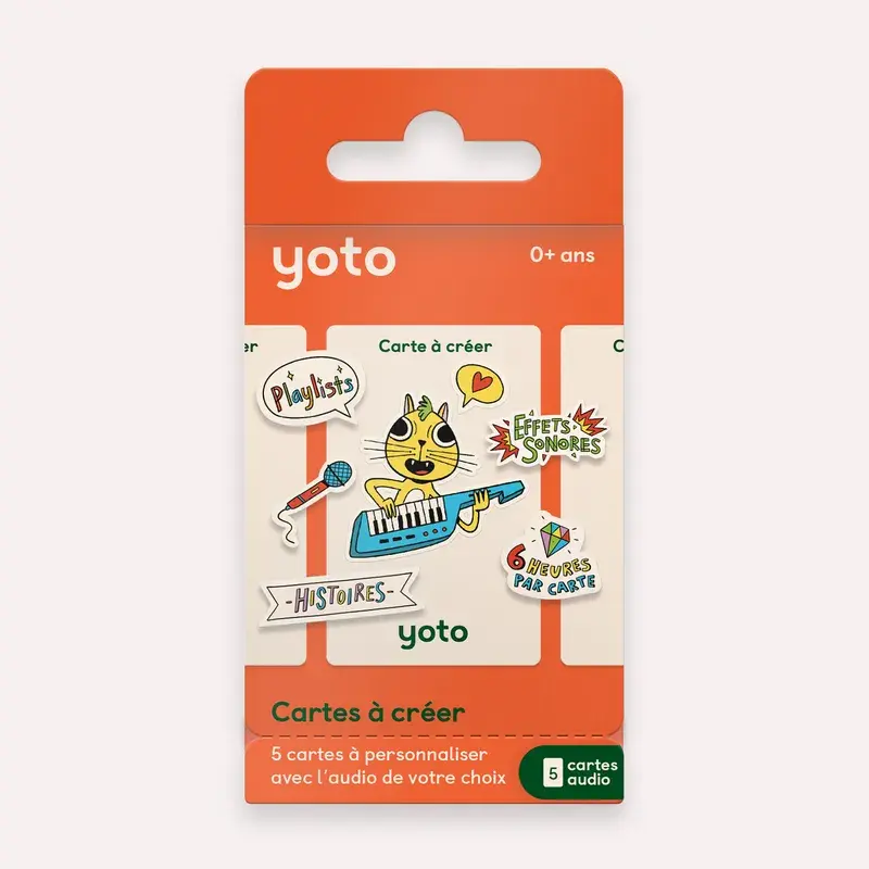 Yoto - 5 cartes à créer