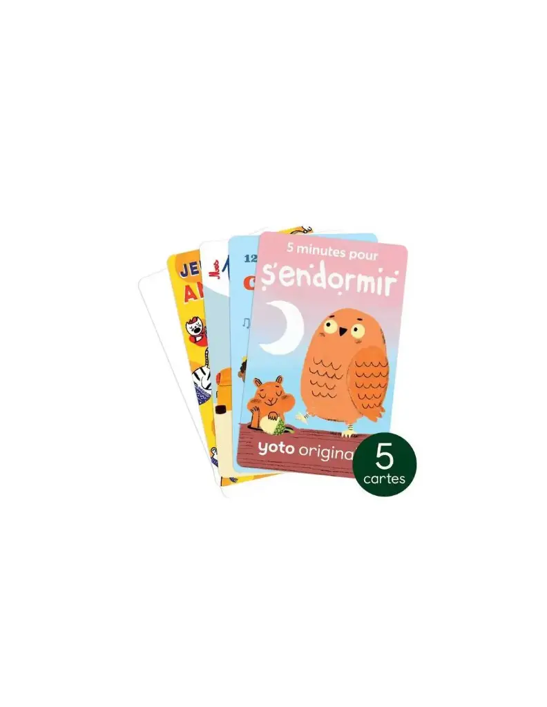 Yoto - Pack de 5 cartes - 3-7 ans 