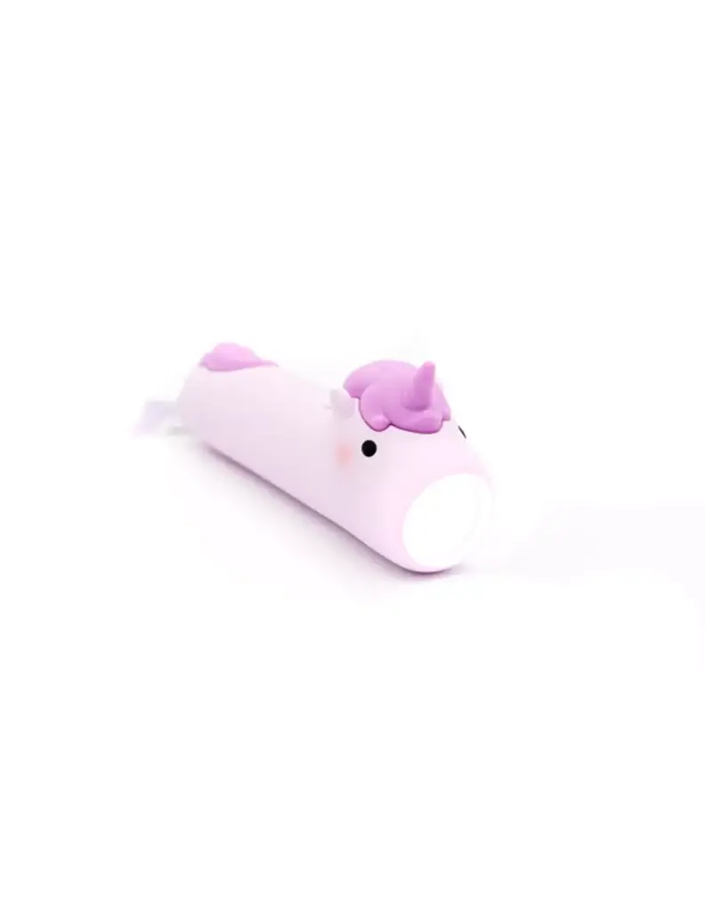 Liitle L - Lampe de poche licorne en silicone 