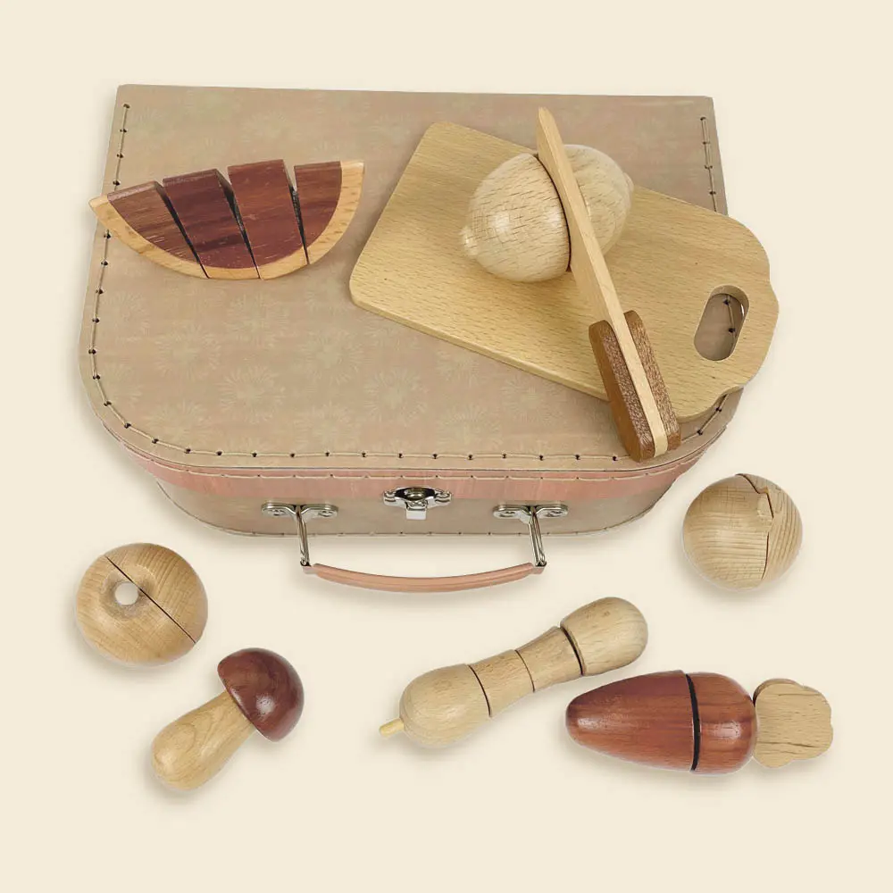 Set de légumes en bois 