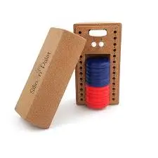 Silic n' palet - Jeu de palets en silicone (jaune/rouge)  