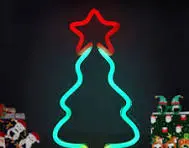 It's a sign - Enseigne lumineuse effet néon - Sapin de Noël