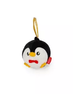 Déco de Noël en peluche - Pingouin