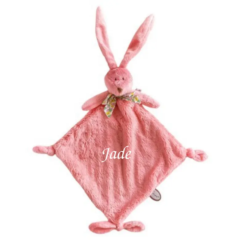 Doudou Flo Liberty rose 35cm
