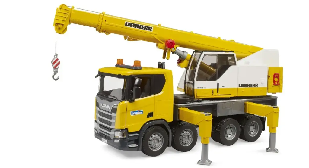 Bruder - Camion-grue Liebherr Scania Super 560R avec module son et lumière