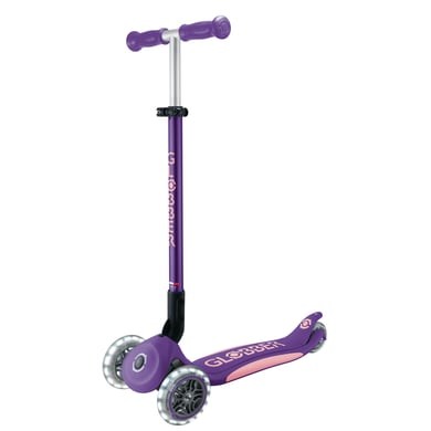 Globber Primo Foldable Plus Lights Mauve