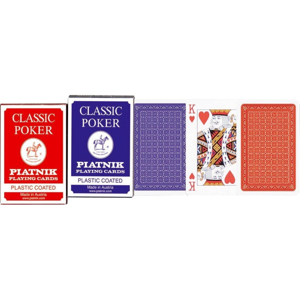  Jeu de 55 cartes CLASSIC POKER PIATNIK Multicolore