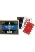 Coffret de 2 jeux de cartes PRESIDENT PIATNIK Multicolore