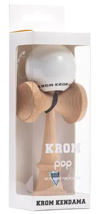 Jeu de plein air Krom Kendama Blanc