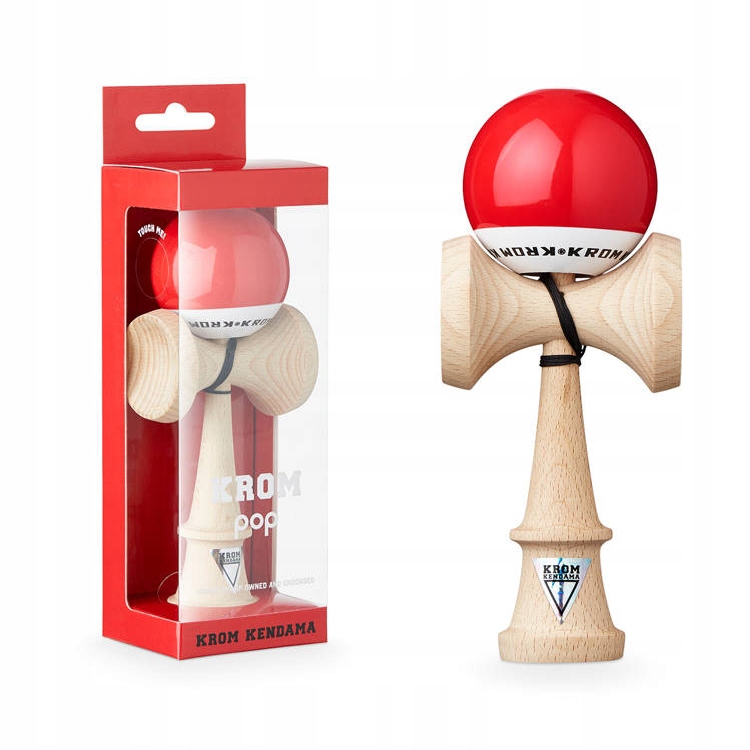 Jeu de plein air Krom Kendama Rouge