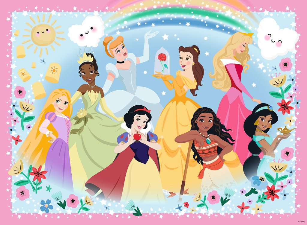 Puzzle 100 pcs - Princesses Disney