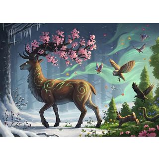 Le cerf du printemps