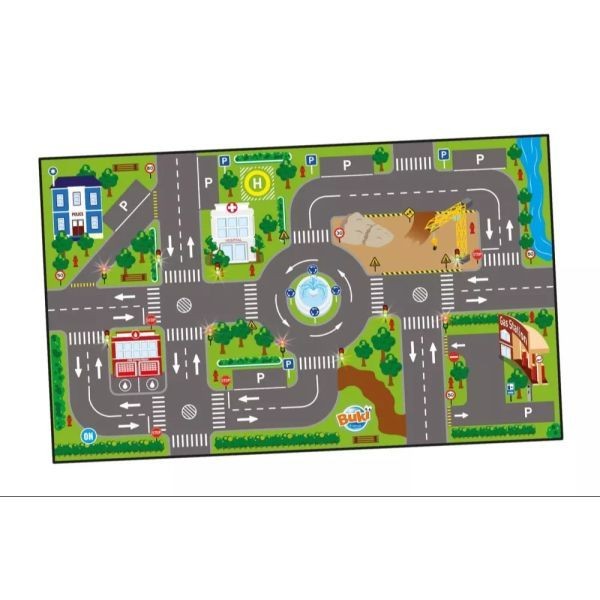 Tapis de voiture avec feux tricolores fonctionnels