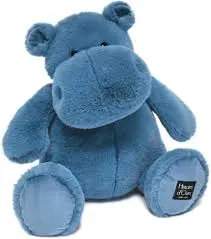 Hippo Hug Bleue 40 cm