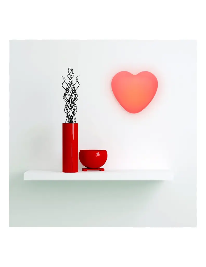 Lampe Murale Coeur 